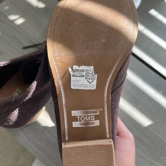 Toms Women’s Wedge Heels Size 8 - Picture 5 of 7